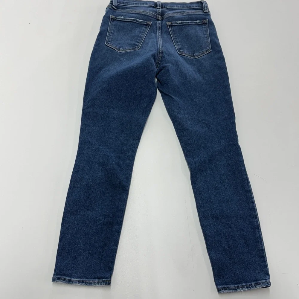 Abercrombie Jeans Women 26 Blue‎ Skinny Dark Wash Denim Preppy Minimalist